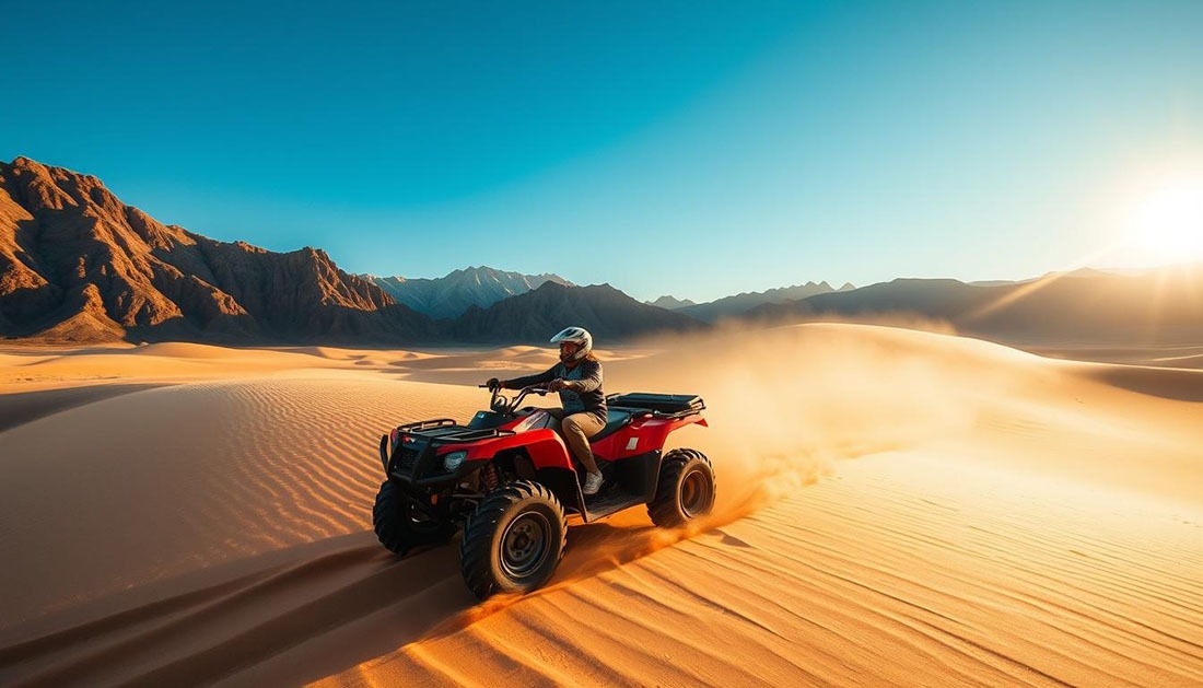 sorti une journée en quad a Agadir