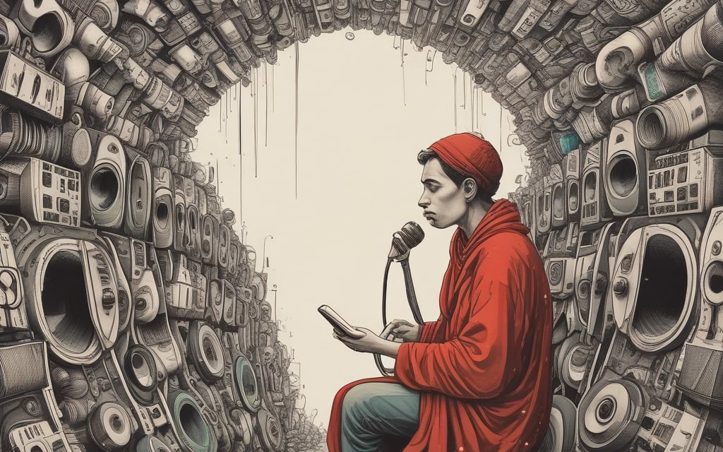 white and black abstract painting