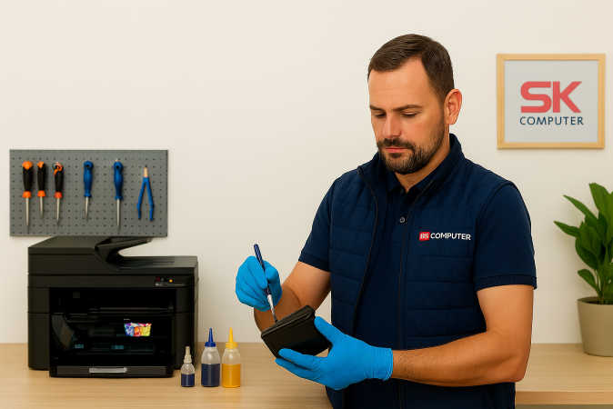 SK Computer: Best Printer Scanner Repair center and Toner Refilling Service in Noida