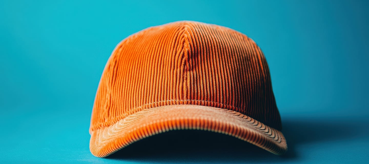 casquette velours côtelé