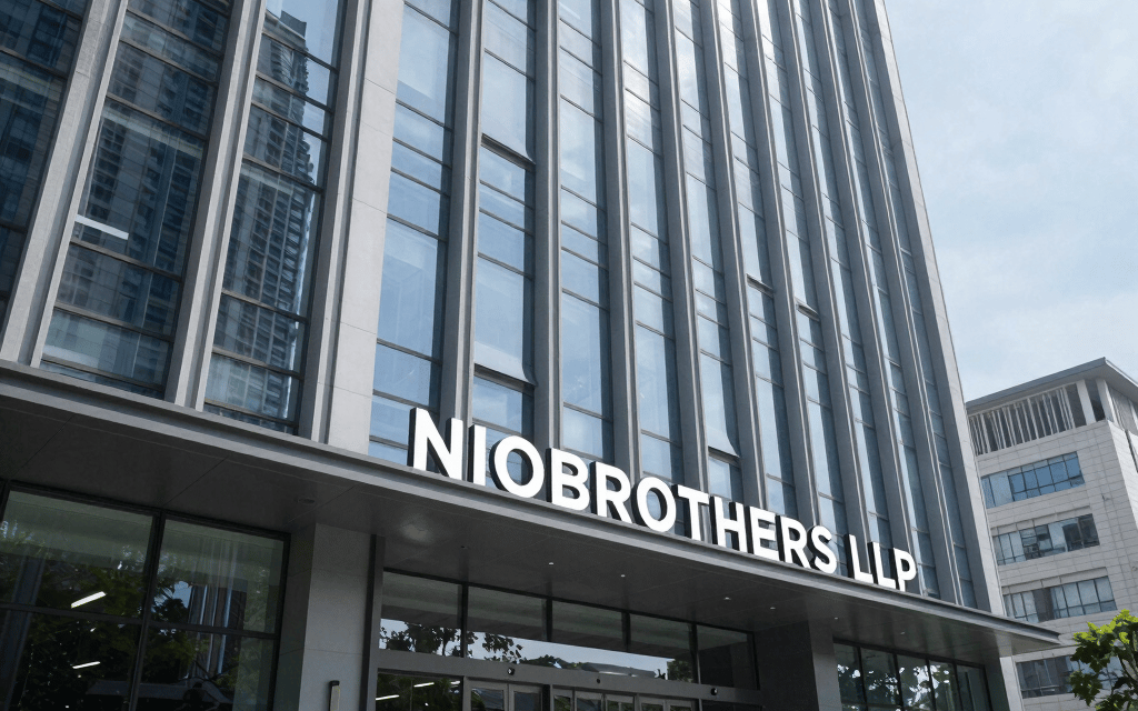 A split image showing a delicate gold necklace on one side and a sleek laptop with code on the other, representing jewellery and technology.