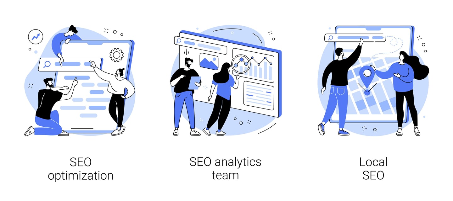 Travail SEO : optimisation, campagne locale, analyse de résultats
