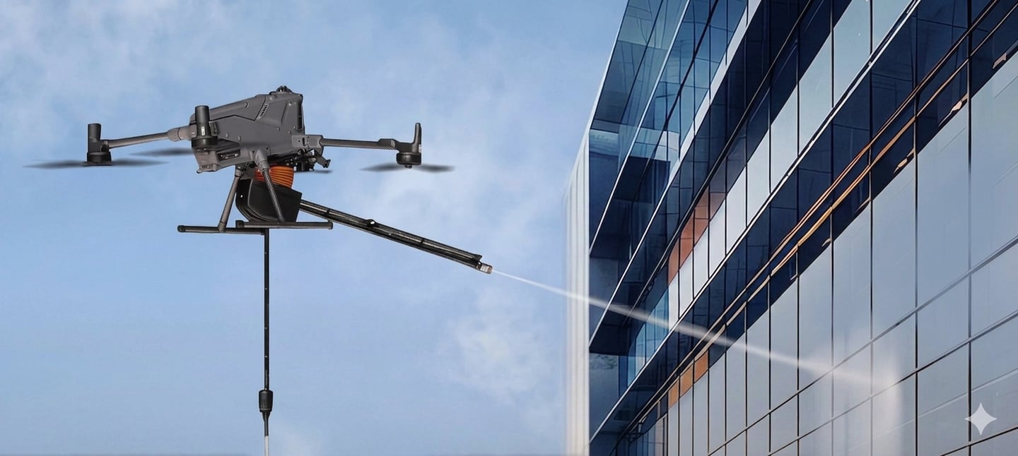 Drone DJI Matrice 400 Cleaning