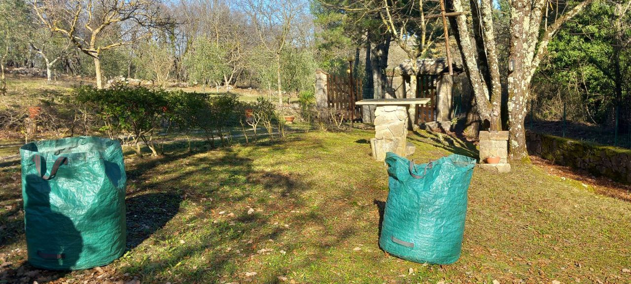 pulizia giardino