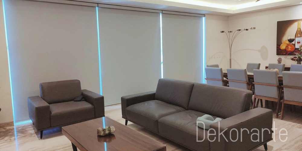 Panel ernrollable interior blackout