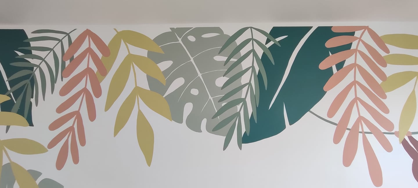 Fresque chambre d'enfant Loir-et-Cher