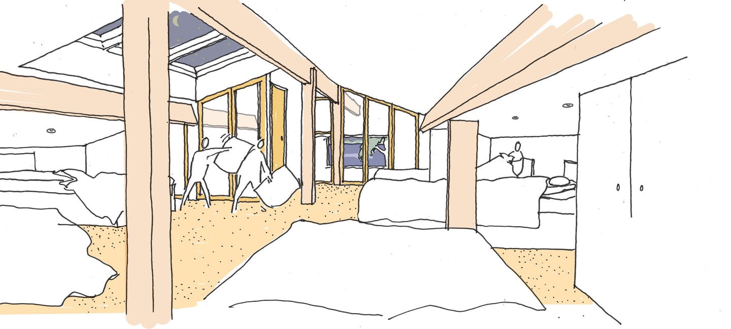 Croquis projet combles
