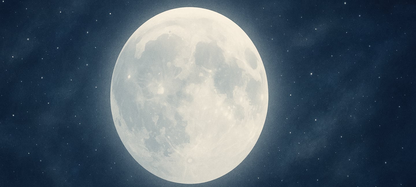 Health astrology image representing Moon energy influencing emotional balance and digestive health