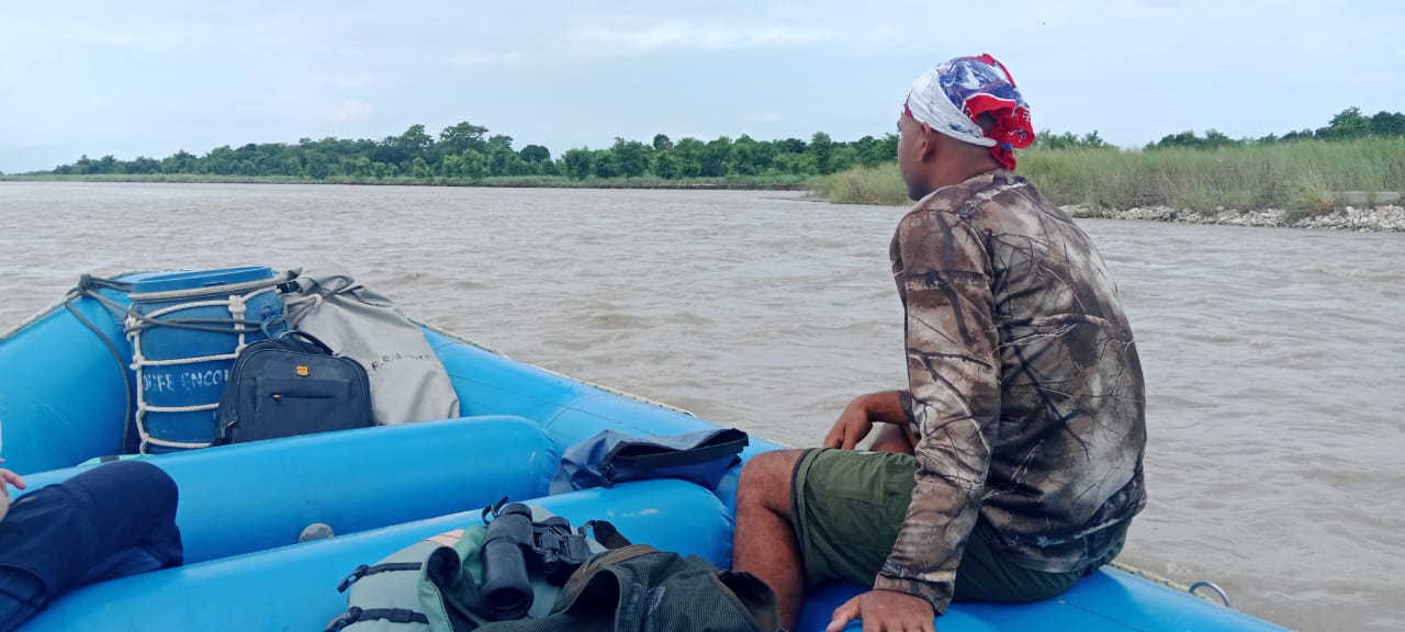 Daman on bardiya national park river