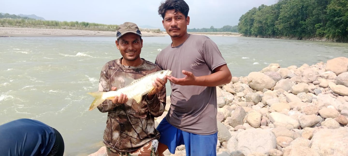 fishing trophy in Bardiya