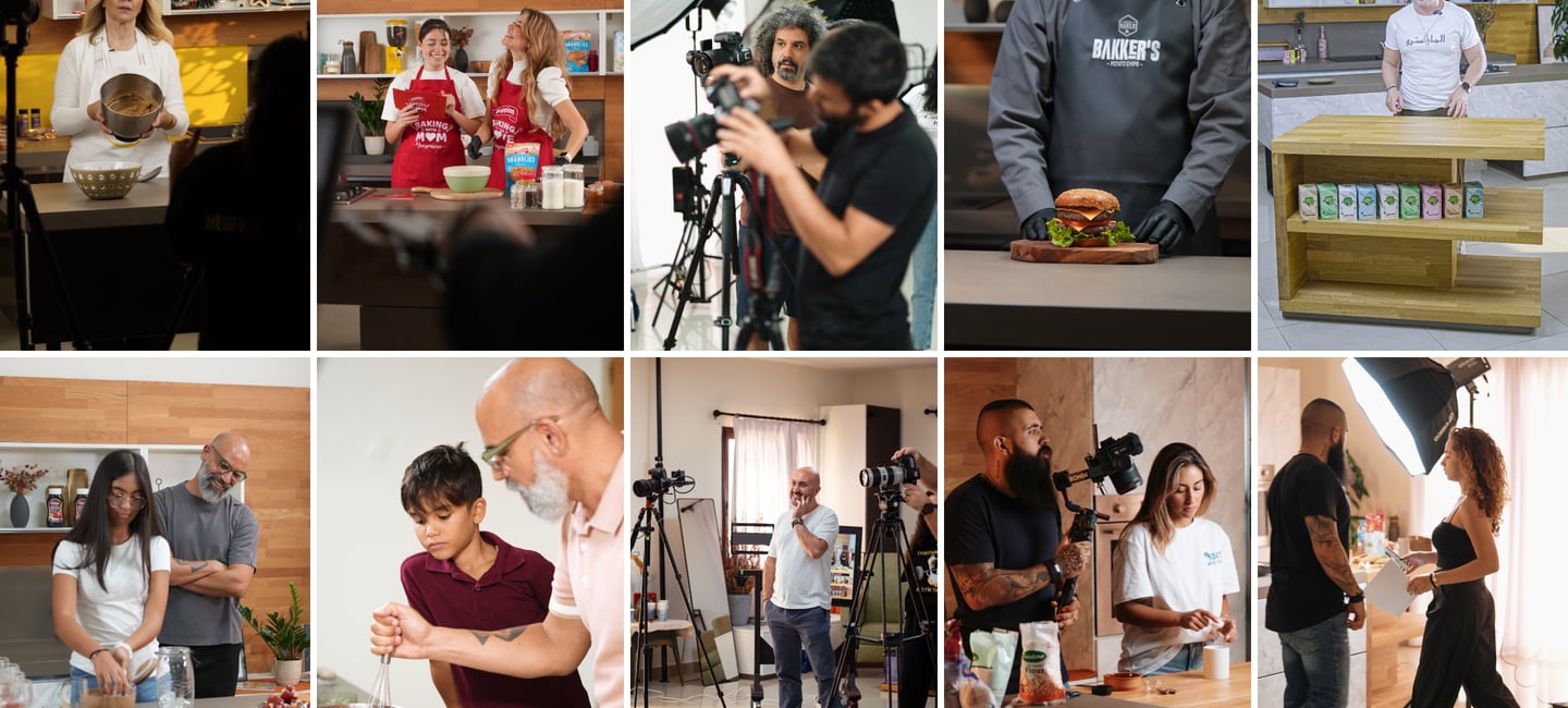 Professional food video production and editing in Lebanon