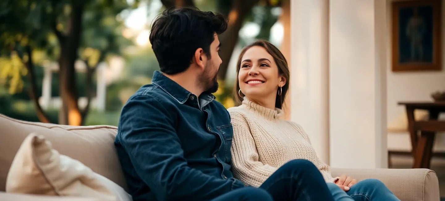 Imagem representativa de um casal em um momento de conexão, simbolizando a importância de fortalecer