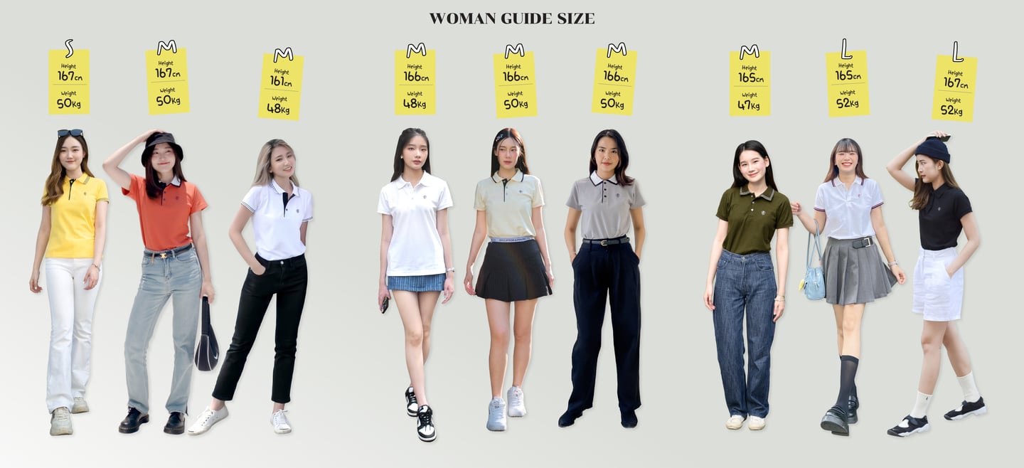 pololand woman guide size chart