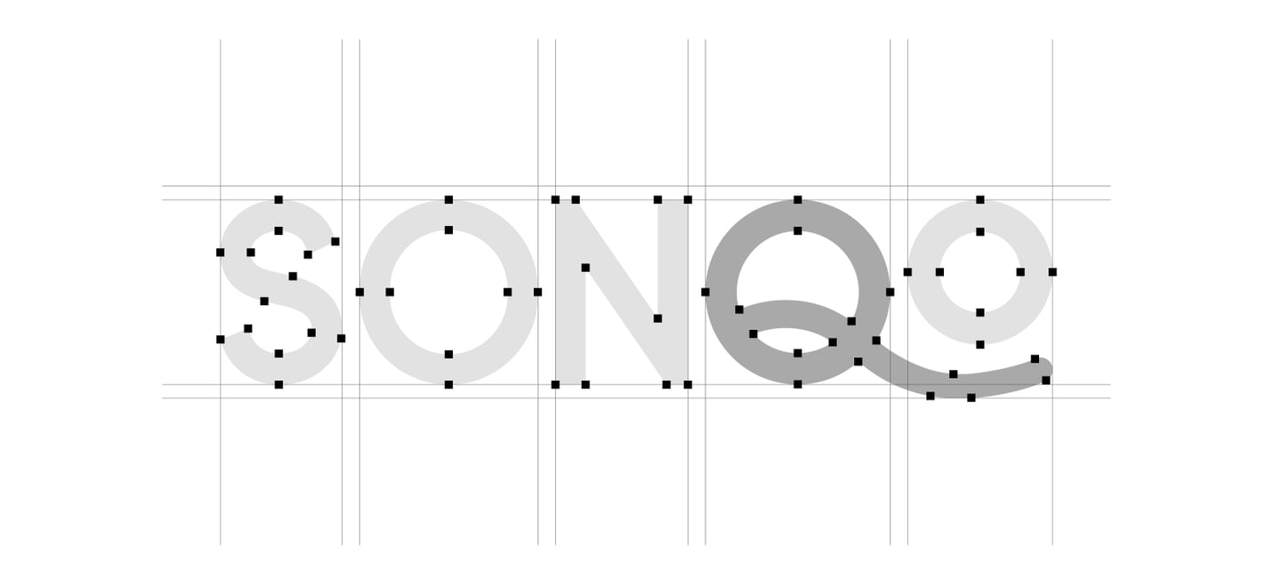 Boceto digital del nuevo logotipo de la marca Sonqo Textilería Ancestral