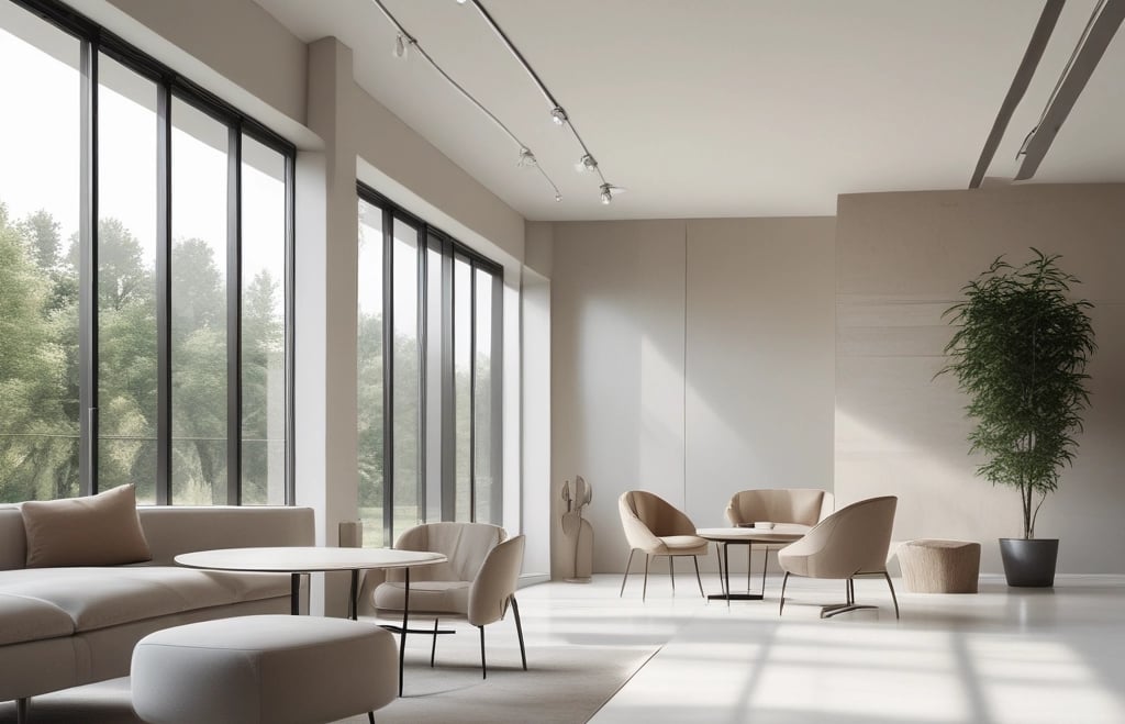 Minimalist architectural detail with soft natural light highlighting textures.