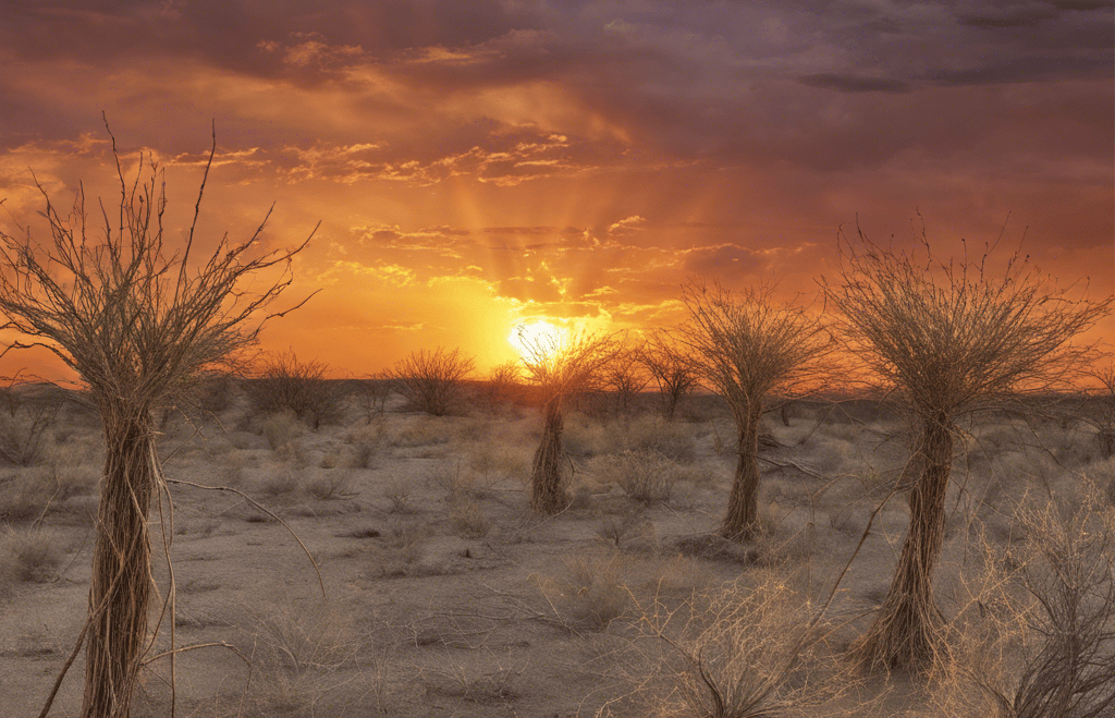 a large oil pump in the desert