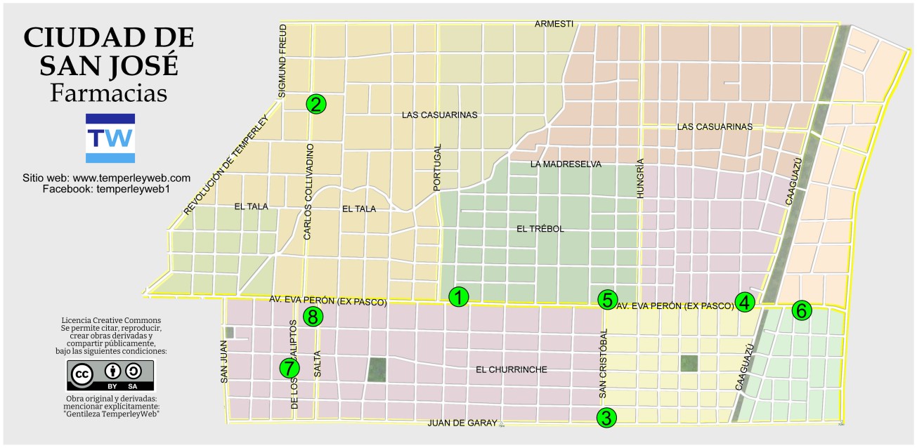 Farmacias en San Jose Temperley