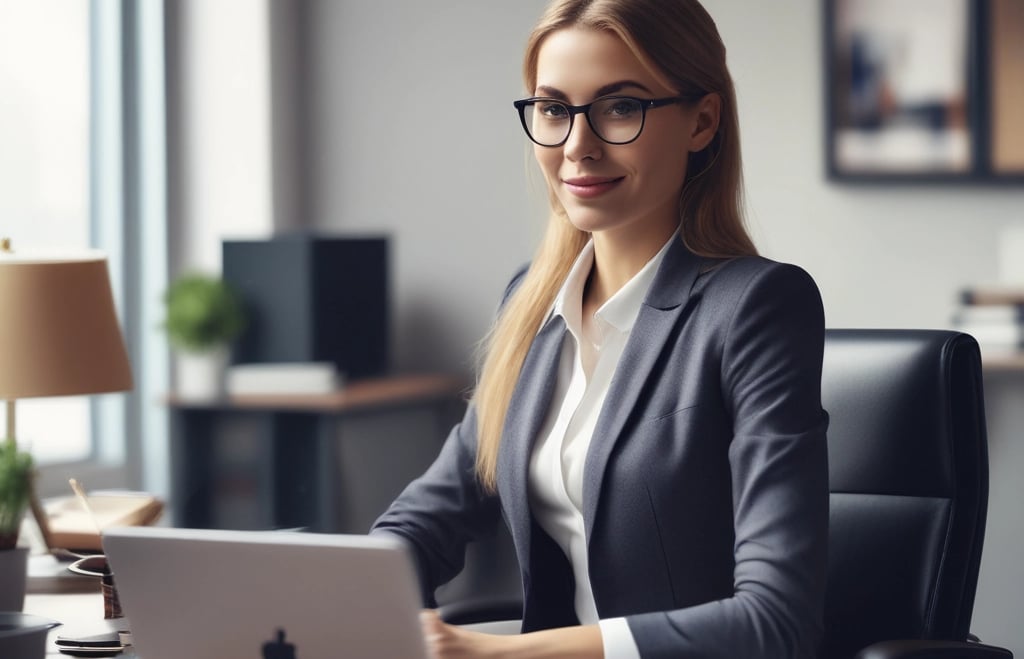 A person wearing a high-visibility security vest stands in a retail environment. The background is slightly blurred, showing other people and shelves stocked with products.