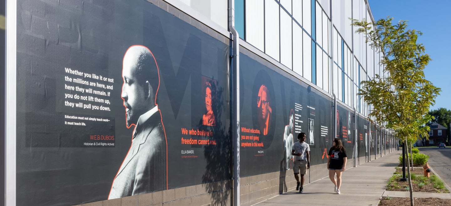 Louisville Urban League Cultural Wall Placemaking Design