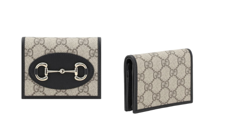 a gucciccissi wallet with a horse bit bit bit bit bit bit bit