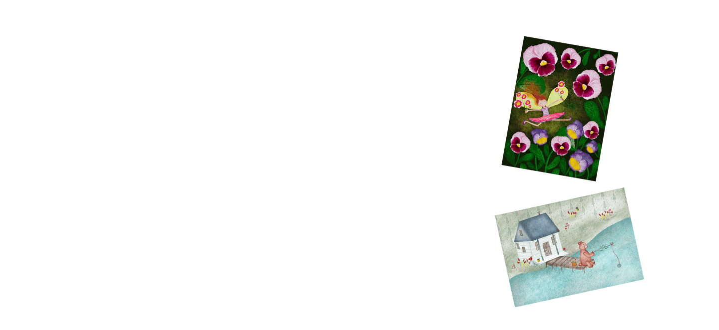 Art prints, greeting cards and stationery art