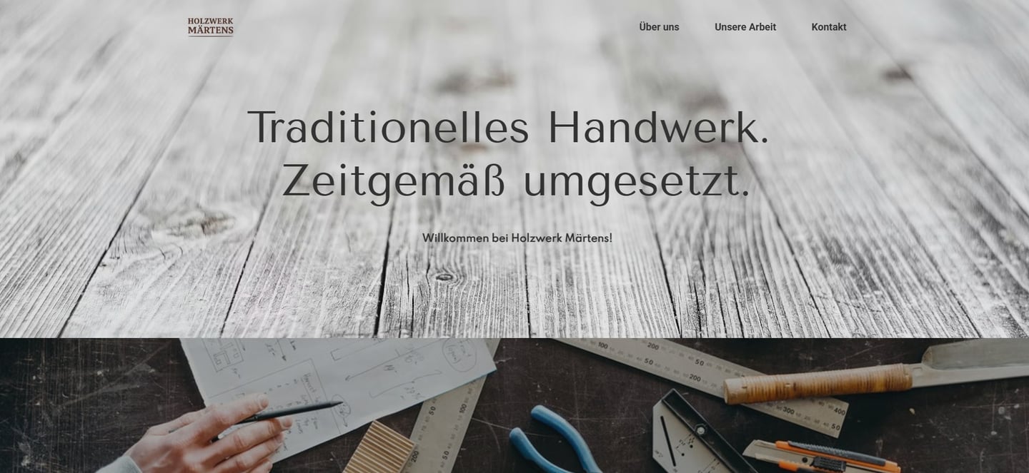 Websiteerstellung Handwerker Demo