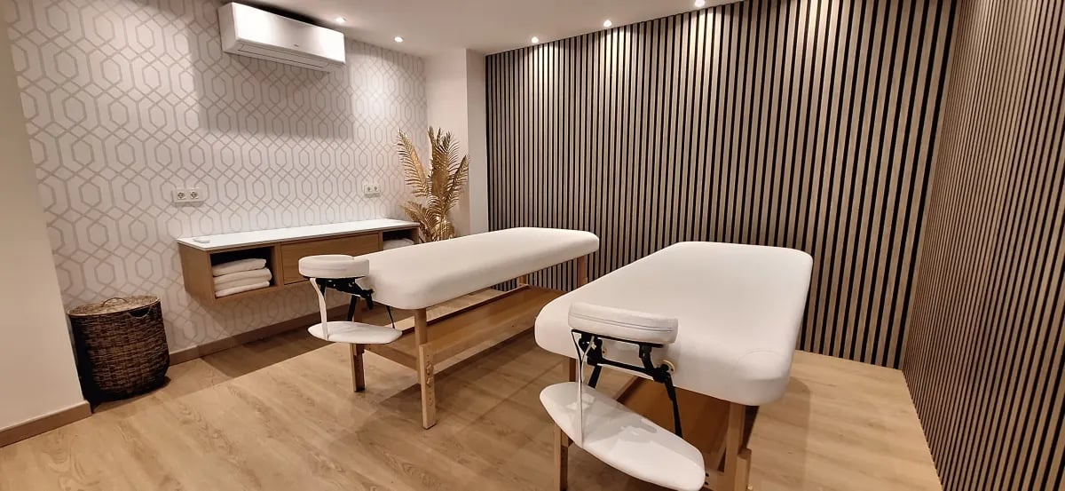 Massage room at Villa El Rincon spa area