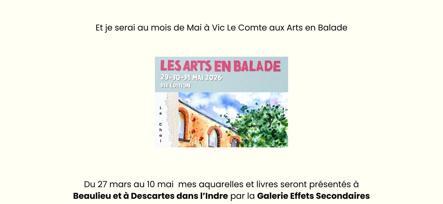 actualité artistique mu's murielle ferrand exposition aquarelle puy de dome