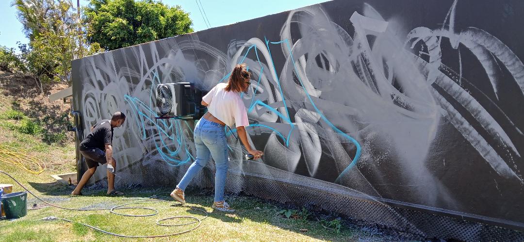 Dey MKO LSA, Eko LSA, fresque, performance