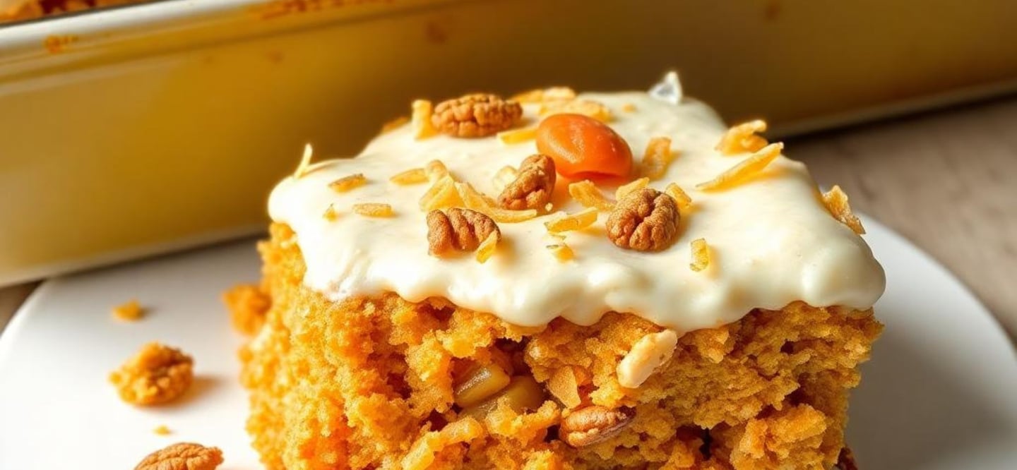 Carrot Dump Cake