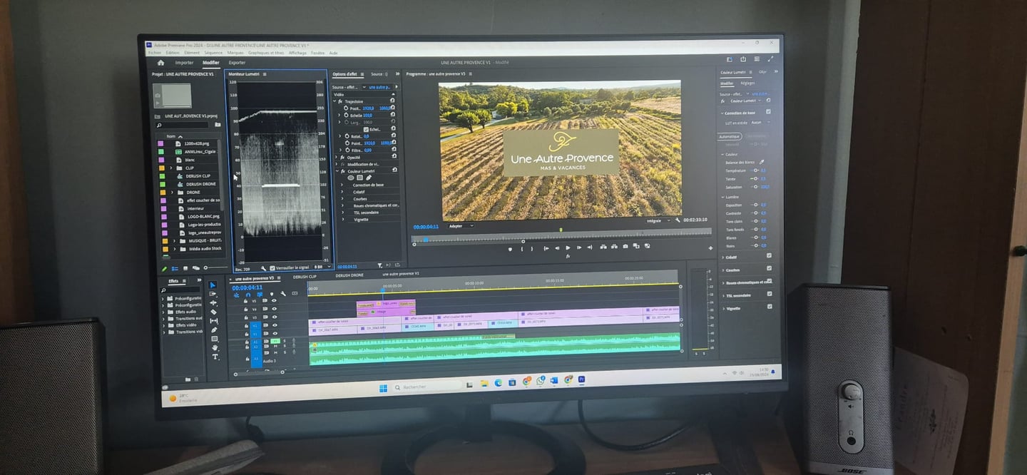 Montage vidéo pour le Gite Une autre Provence 