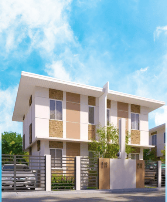 a house with a lot of windows and a lot of cars