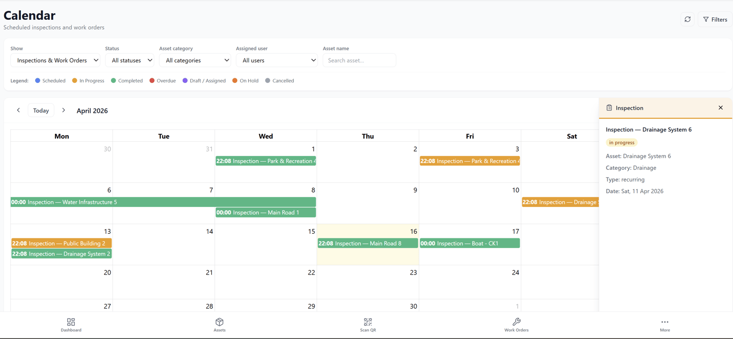 corrective and preventive maintenance schedule