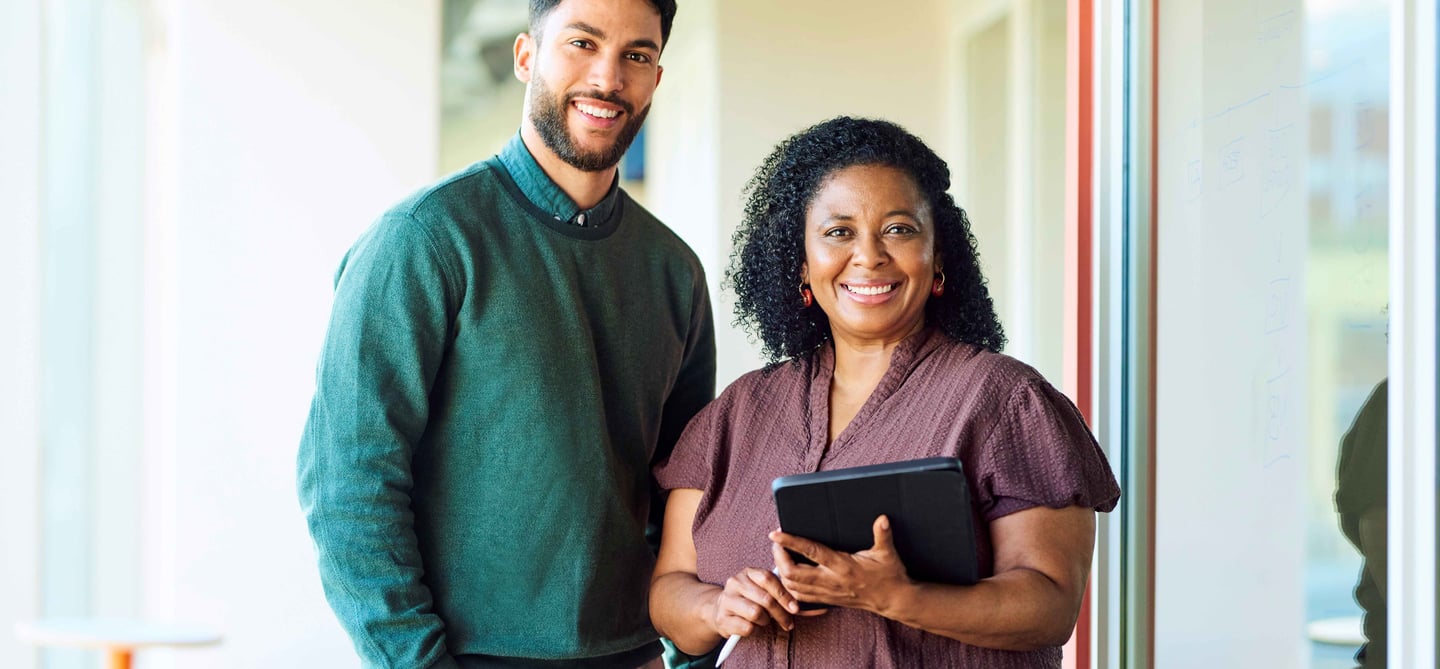 nonprofit professionals working with technology