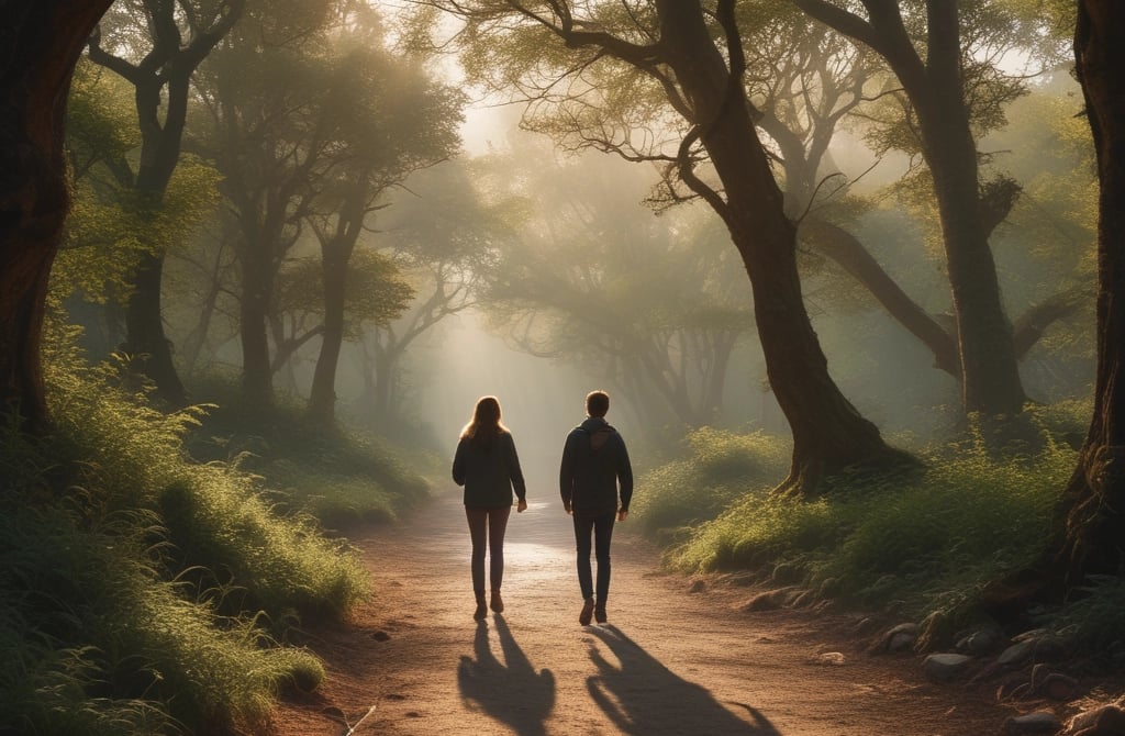 A calm, inviting workspace with tarot cards, crystals, and softly glowing candles.