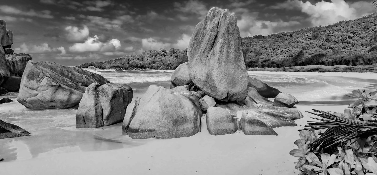 Rocks La Digue Seychelles Seychellen
