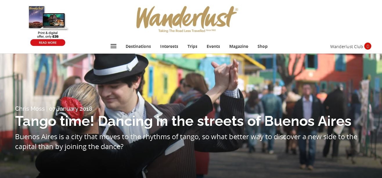Wanderlust article about Laura Grandi