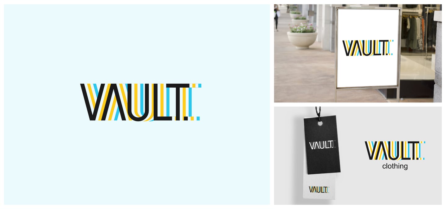 Vault Clothing logo design