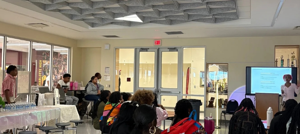 This is a photo of one of our club meetings.