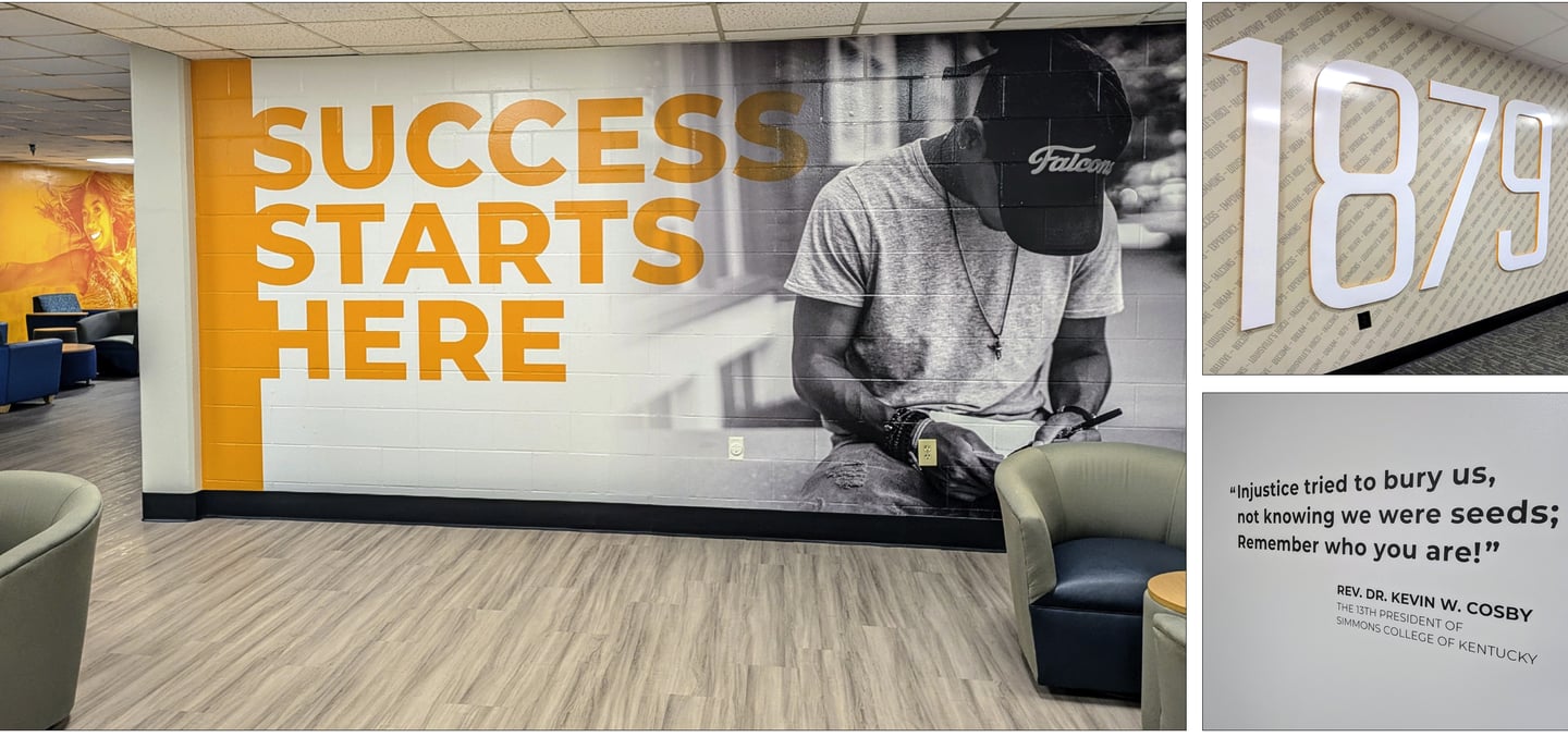 Simmons College of Kentucky Environmental Graphics