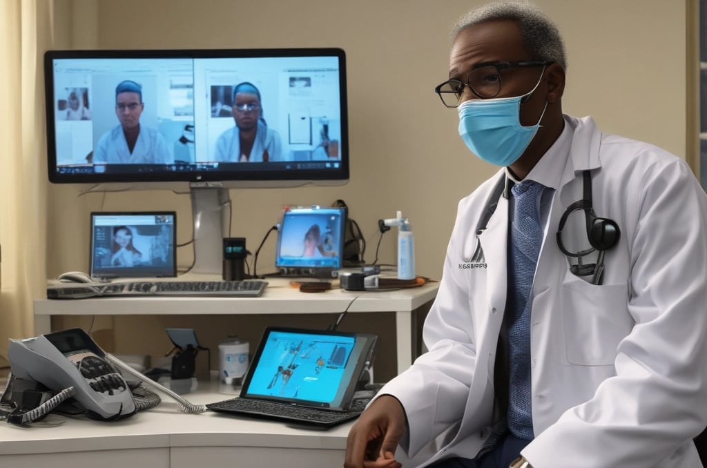 A professional portrait of Dr. Ali Hammad in a modern clinic setting.