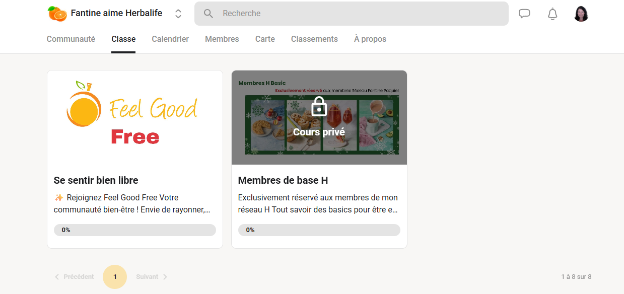 Informations et ressources sur Herbalife et les produits disponible en accès gratuit sur Skool