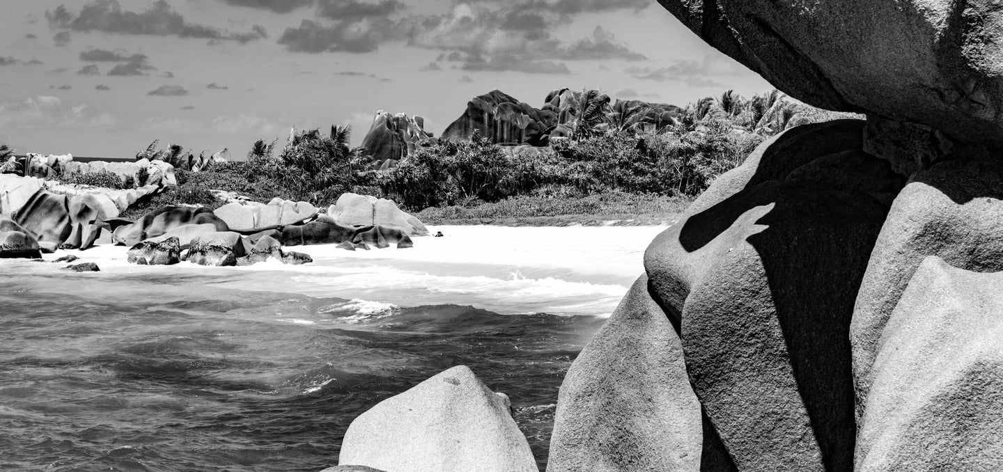 Rocks La Digue Seychelles Seychellen