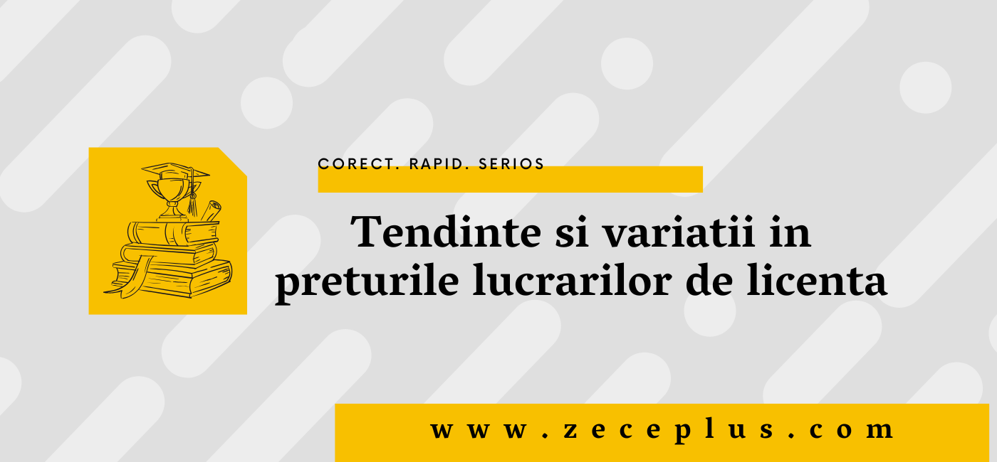 In functie de ce variaza pretul unei lucrari de licenta la comanda?