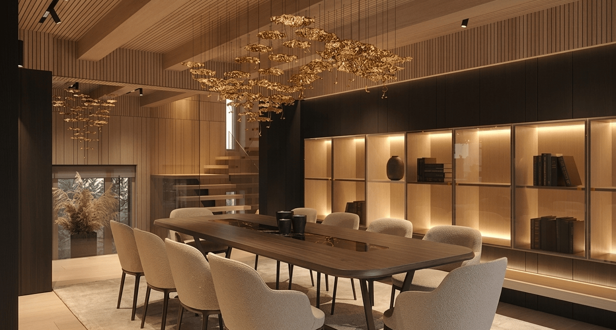 Luxury Gold Chandelier Architectural Lighting by Premanand Lightz