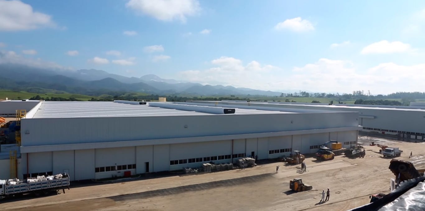 Piso de concreto com macrofibras