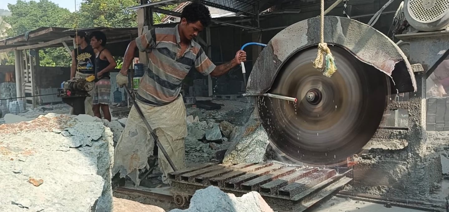 Bali stone factory