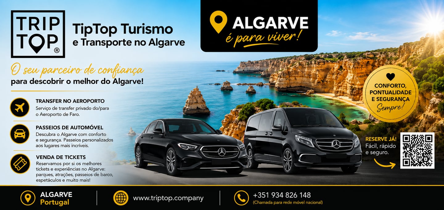 Trip Top – Private transfers and tours in the Algarve, Portugal
