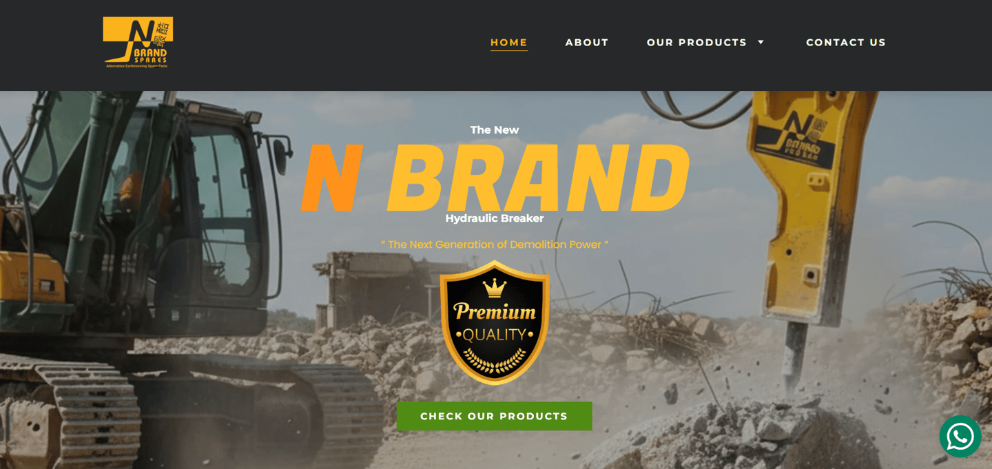 N BRAND EXCAVATOR SPARES - WEB DESIGNED BY SCARDO GROUPS