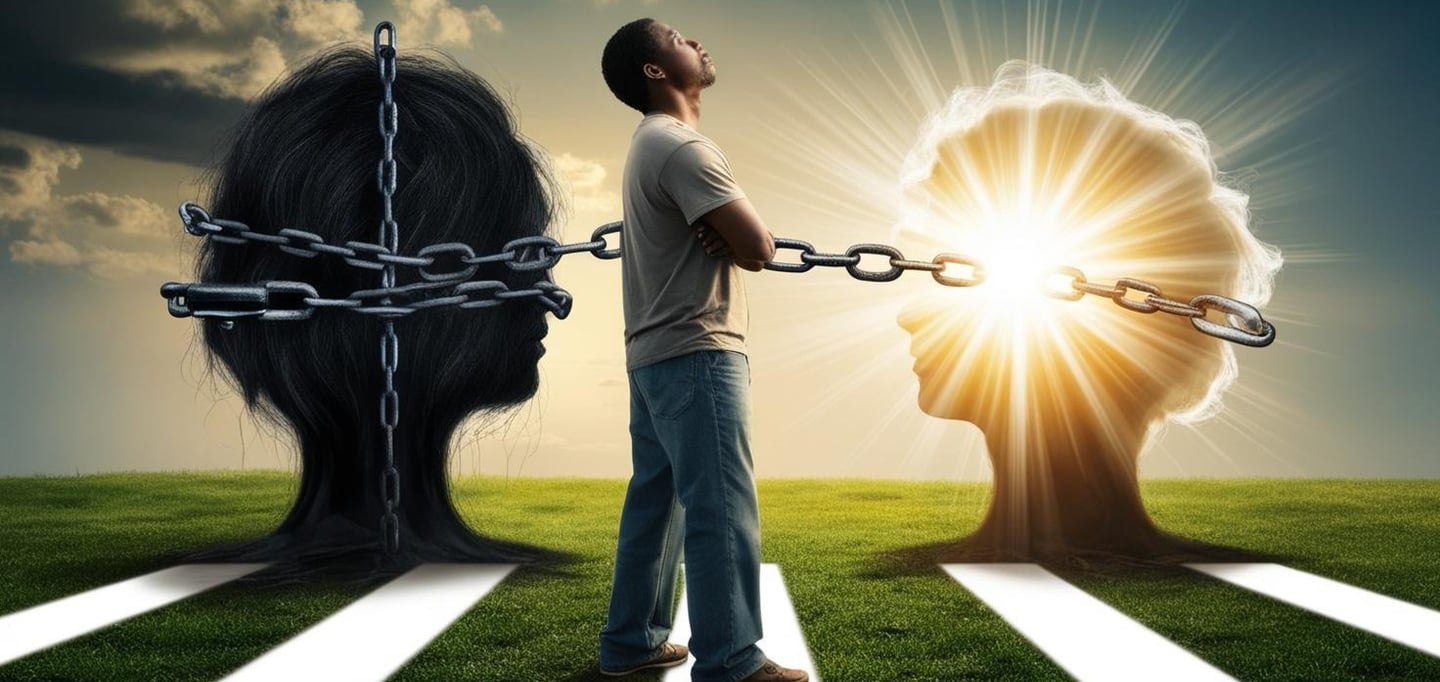 un hombre pensativo está reflexionando s